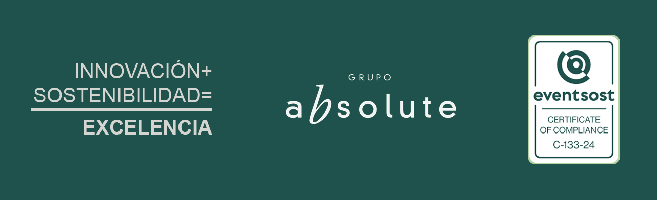 Grupo Absolute certifica su metodología para la organización de eventos sostenibles con Eventsost